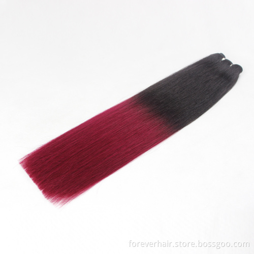 Best Sale Factory Prices Dip-dye Indian Human Hair Weave